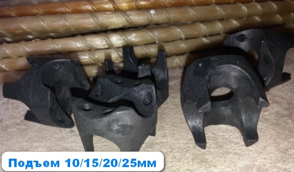 Фиксатор арматуры «Стульчик» 10/15/20/25 мм  (мешок 1000 шт)