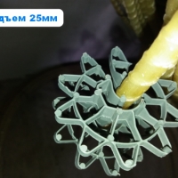 Фиксатор арматуры «Звездочка» 25 мм пол/стена (100 шт)