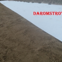 Геотекстиль Дорнит 300 гр/кв.м 6*100м (600кв.м) (первичное сырьё)