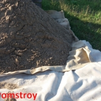 Геотекстиль  Дорнит 120 гр/кв.м 2*100м (200кв.м) (первичное сырьё)