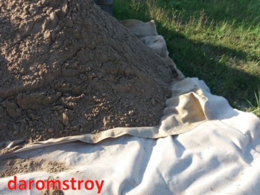 Геотекстиль  Дорнит 120 гр/кв.м 2*100м (200кв.м) (первичное сырьё)