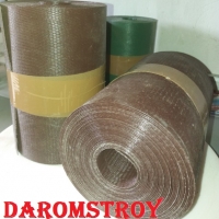 Бродюрная лена 20см*10м коричневая