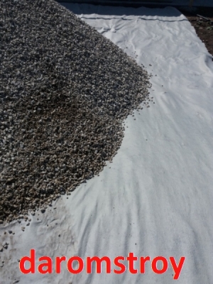 Геотекстиль Дорнит 300 гр/кв.м 2*100м (200кв.м) (первичное сырьё)